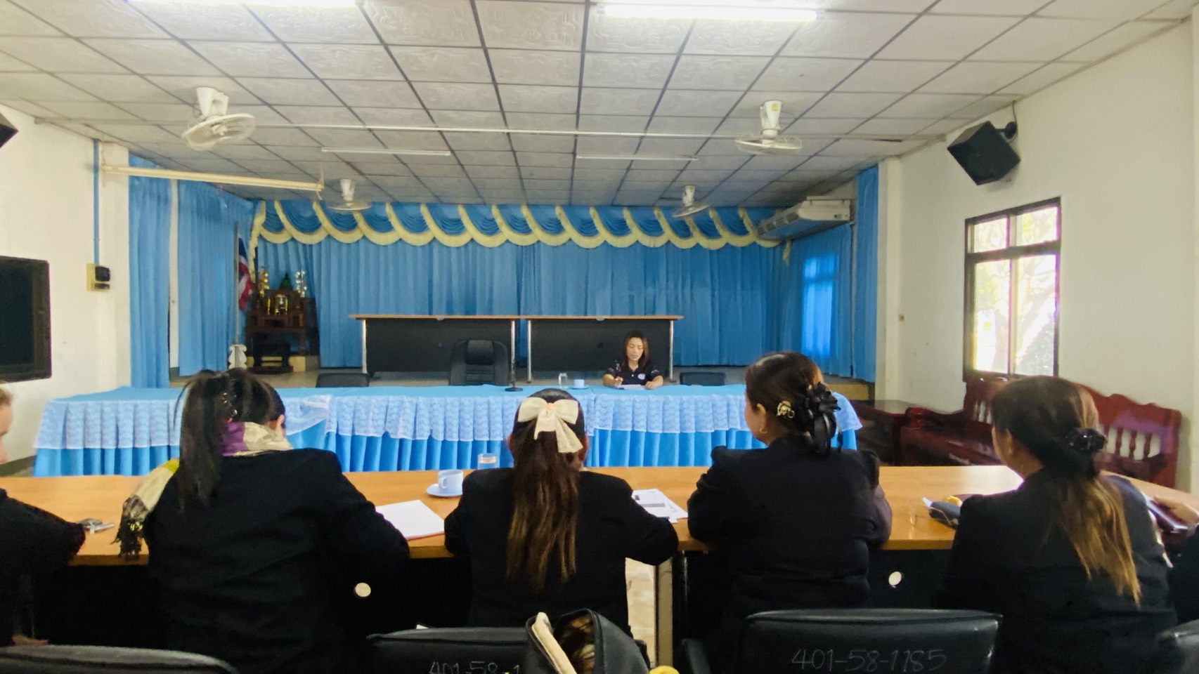 พช.โกสุมพิสัย จังหวัดมหาสารคาม ร่วมประชุมคณะขับเคลื่อนกองทุนพัฒนาบทบาทสตรีเทศบาลตำบลหนองเหล็ก