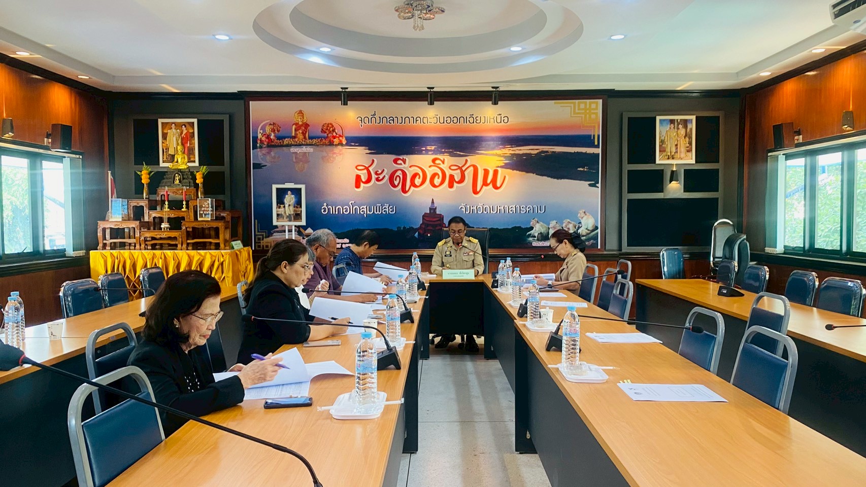 พช.โกสุมพิสัย จังหวัดมหาสารคาม ดำเนินการประชุมคณะอนุกรรมการกลั่นกรองและติดตามการดำเนินงานกองทุนพัฒนาบทบาทสตรี  ครั้งที่ 3/2569