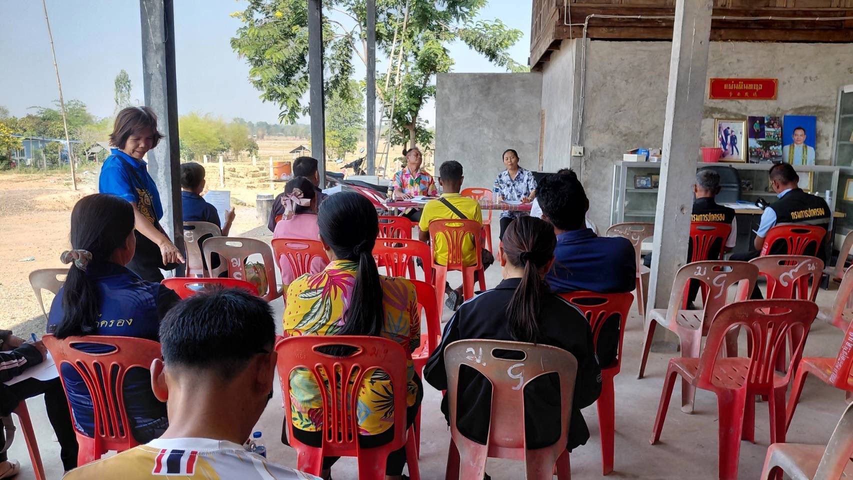 พช.โกสุมพิสัย จังหวัดมหาสารคาม ร่วมประชุมคณะกรรมการตำบลแก้งแก
