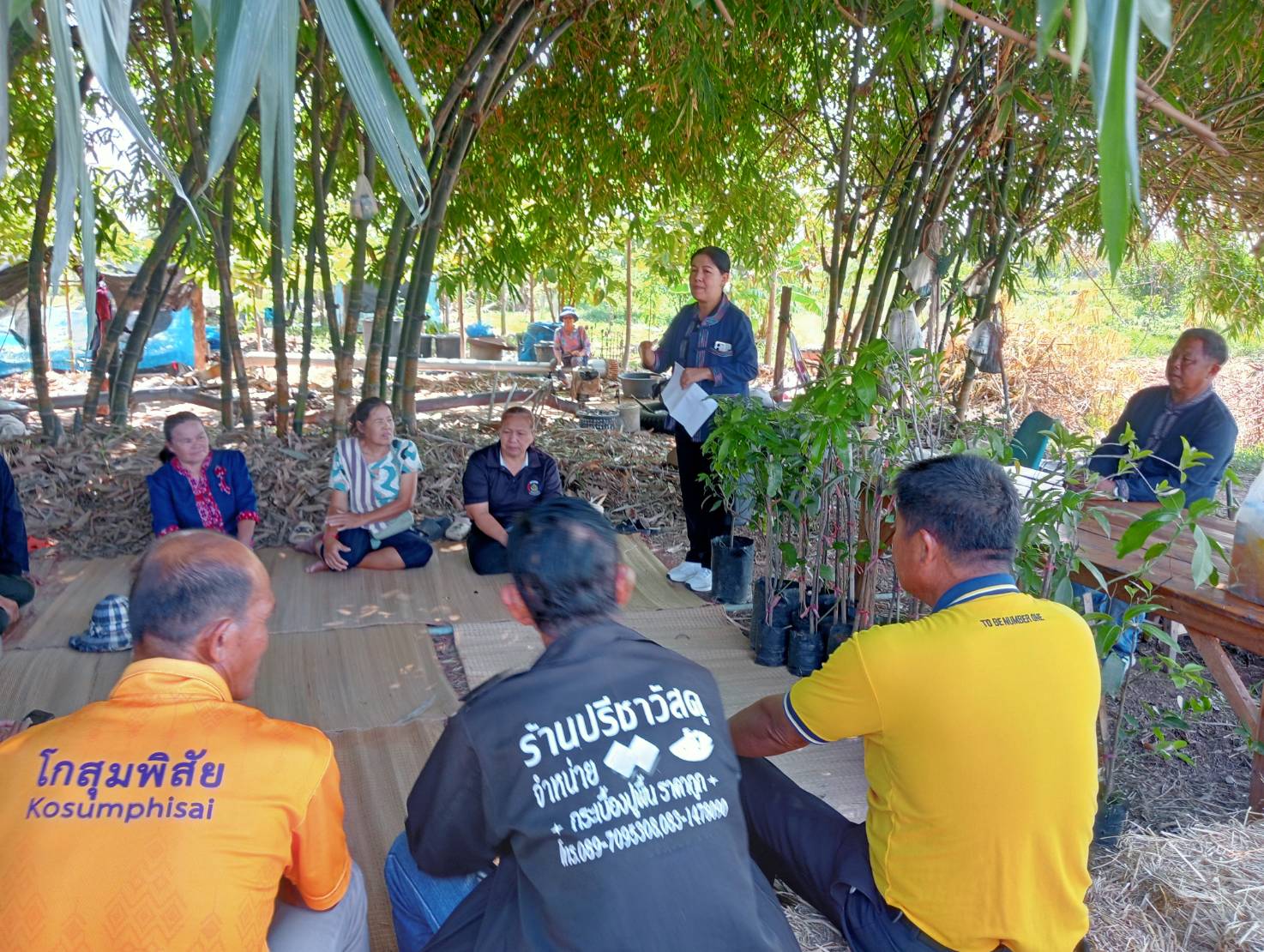 พช.โกสุมพิสัย จังหวัดมหาสารคาม ดำเนินโครงการพัฒนาศูนย์เรียนรู้การพัฒนาคุณภาพชีวิตตามหลักทฤษฎีใหม่ ประยุกต์สู่ “โคก หนอง นา” 