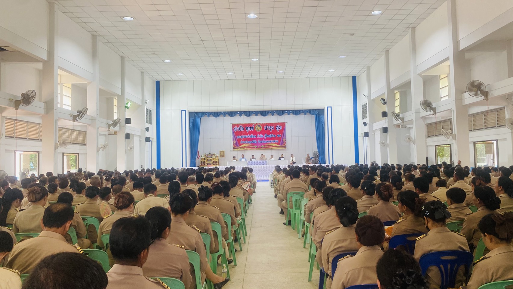 พช.โกสุมพิสัย จังหวัดมหาสารคาม  ประชุมประจำเดือนกำนัน ผู้ใหญ่บ้าน และหัวหน้าส่วนราชการ ประจำเดือนกรกฎาคม 2569