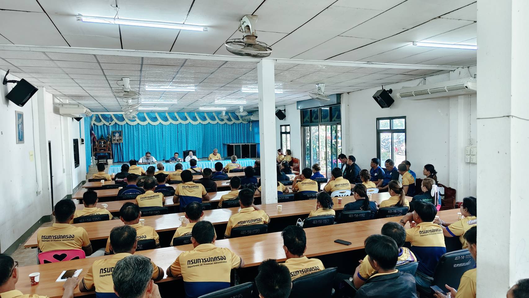 พช.โกสุมพิสัย จังหวัดมหาสารคาม  ประชุมคณะกรรมการตำบลหนองเหล็ก